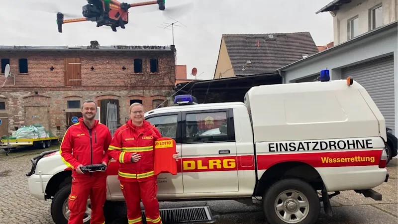 Projekt Drohne zur Wasserrettung DLRG Bernburg