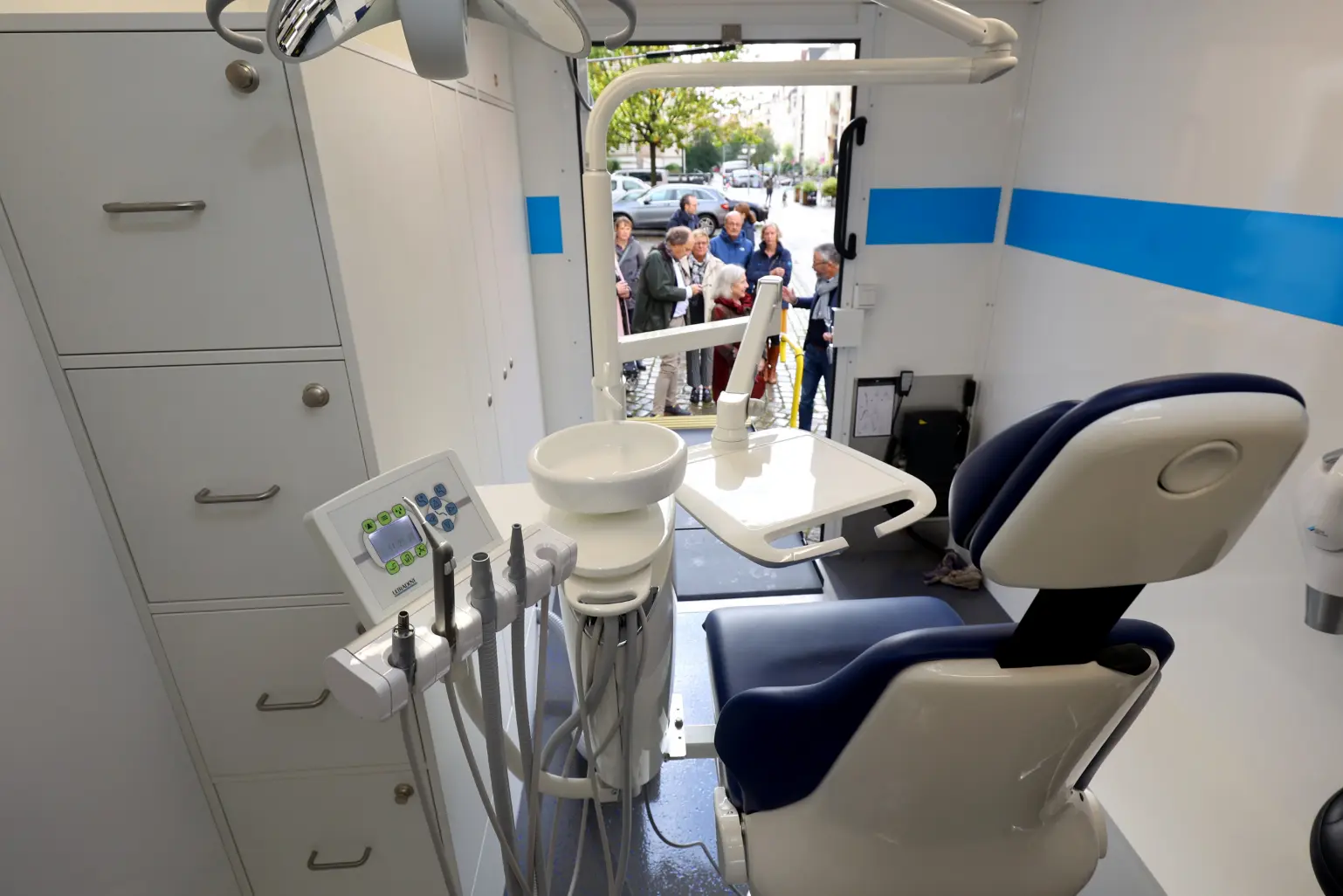 Projekt Zahnmobil Hannover Innenansicht