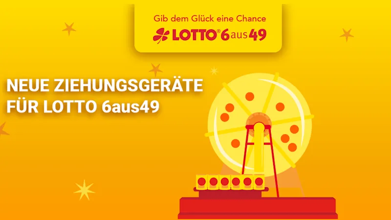 Neue Ziehungsgeräte für LOTTO 6aus49