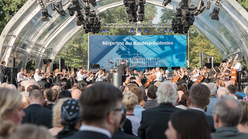 Bürgerfest des Bundespräsidenten 2023 - Bühne