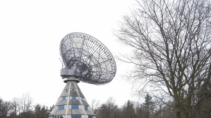 Projekt Sprechendes Denkmal Radioteleskop Stockert Bad Münstereifel